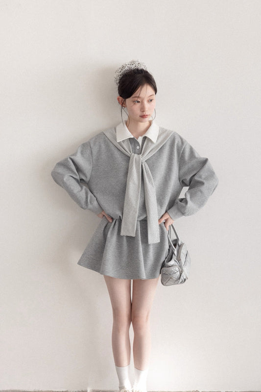 sweat casual one-piece SI1068