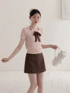 pink dot tai tops SI1143