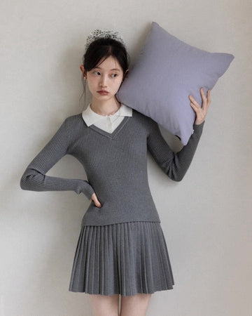 simple docking gray tops SI1070