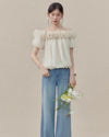 frill mood off shoulder tops SI1196