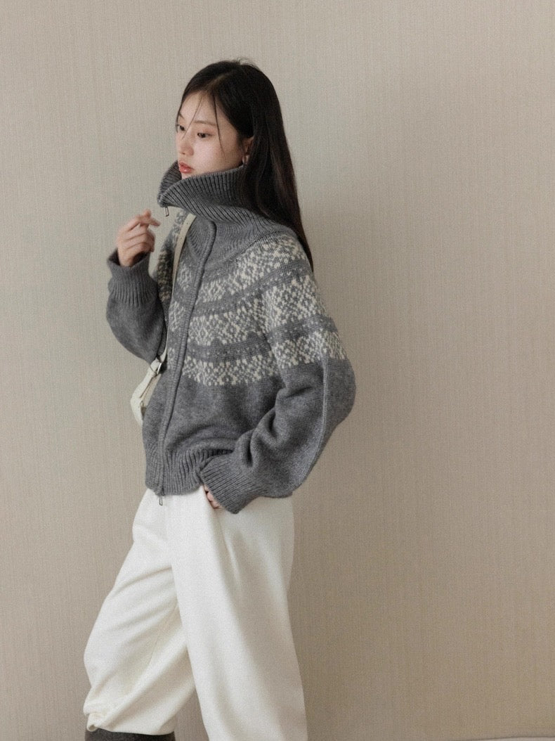 curler design Knit tops SI1058