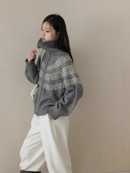 curler design Knit tops SI1058