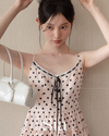 pink dot girly one-piece SI1114