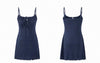 navy dot mood one-piece SI1188