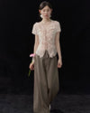 pink baby ribbon tops SI1195