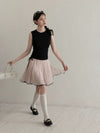 dot pink mood skirt SI1142