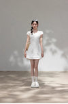 white girly mood one-piece SI1171