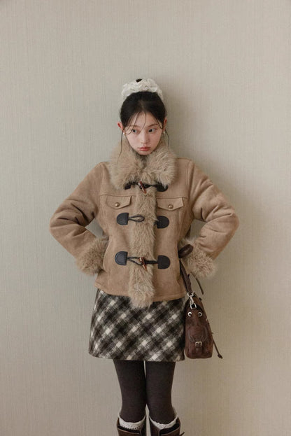 far round brown coat SI1059