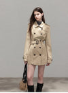 stylish line trench coat SI1223