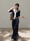 sailor mood navy tops SI1176