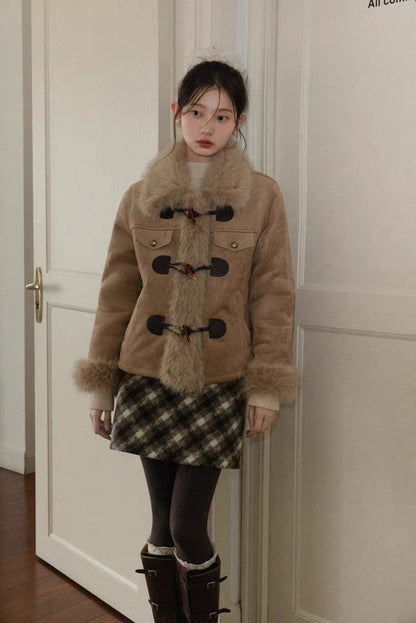 far round brown coat SI1059