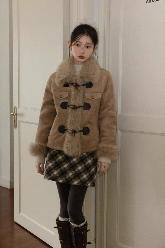far round brown coat SI1059