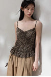 leopard casual tops SI1181