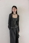 【pre oder】dot point ribbon mood tops SI1205