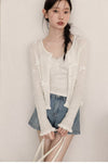 ribbon mood mulch cardigan SI1155