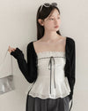 girly mood line tops SI1147