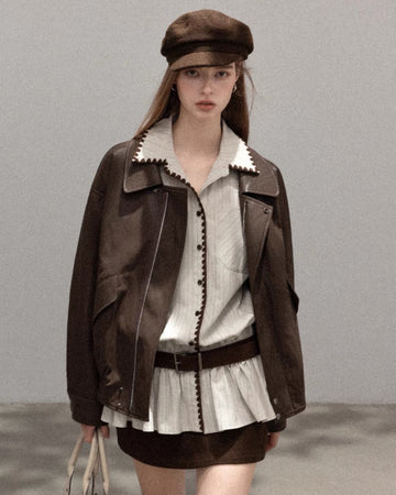beown leather jacket SI1214