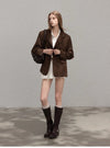 mulch mood brown jacket SI1212