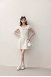 girly high-end ivory one-piece SI1167