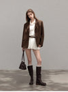 mulch mood brown jacket SI1212