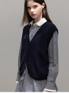 check mood line blue tops & skirt SI1222