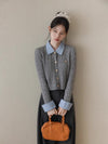 【pre oder】stripe docking curler tops SI1206