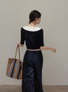sailor mood navy tops SI1176