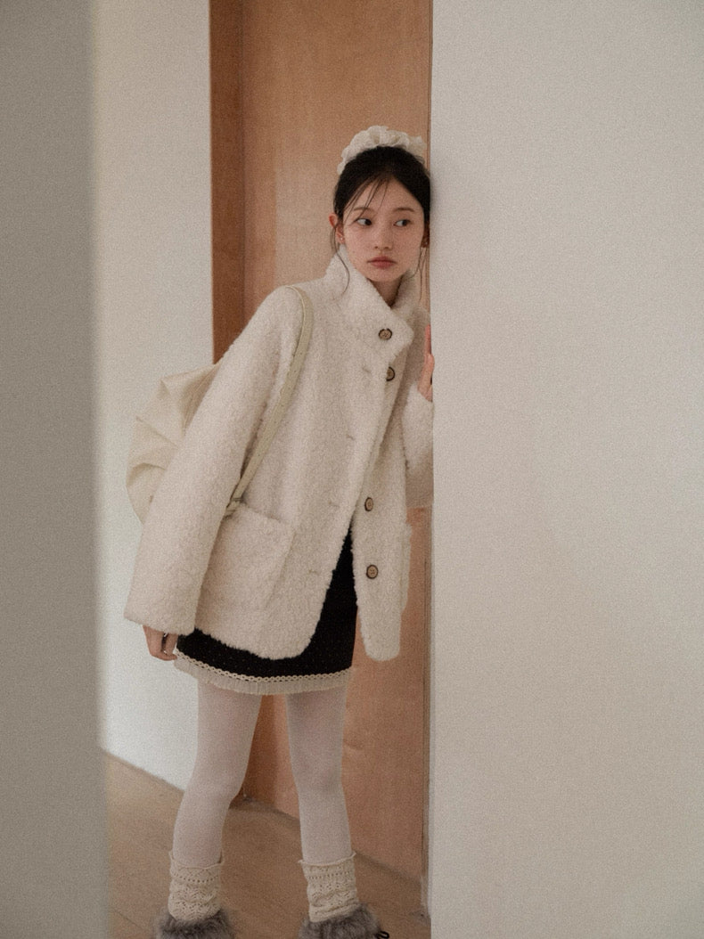 white bear jacket SI1055