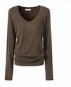 brown mood vest & tops & skirt SI1221