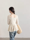 lace mood style tops SI1079