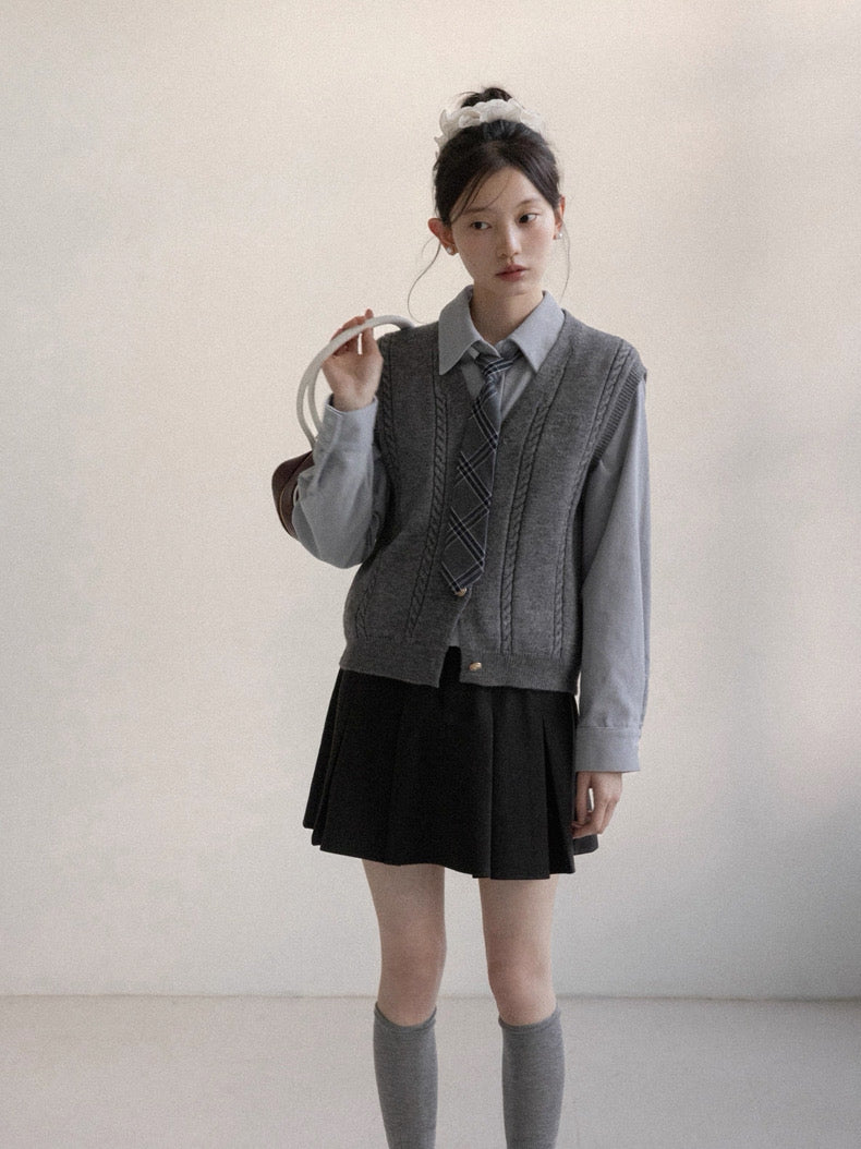 gray mulch vest SI1064