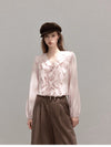 frill point pink tops SI1215