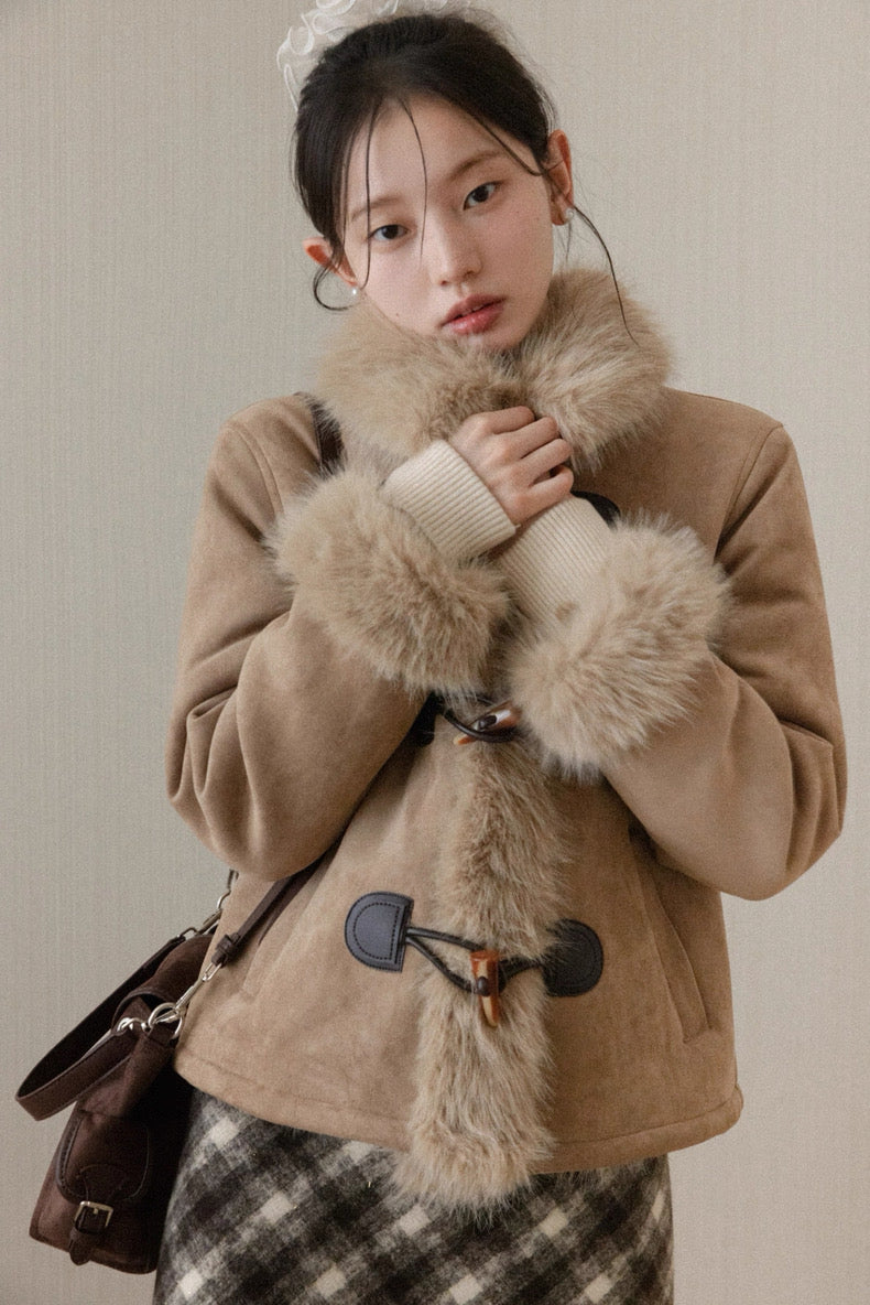 far round brown coat SI1059