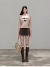 girly like cardigan & camisole &skirt SI1225