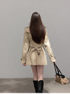stylish line trench coat SI1223