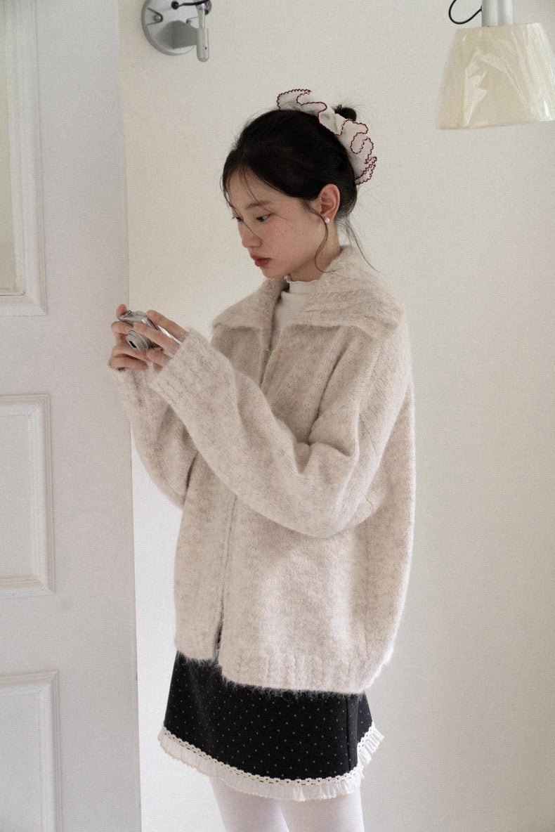 dot frill skirt SI1027