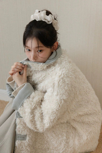 【Restock】reversible blue mood coat SI1047