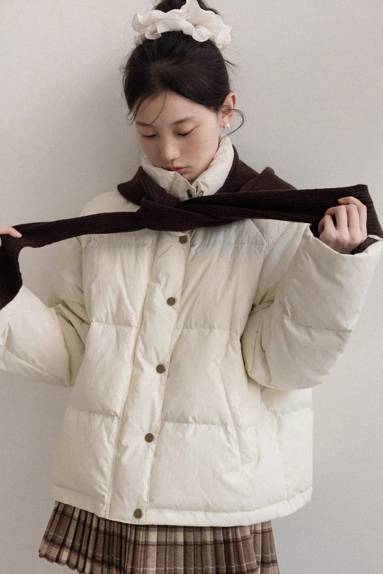 brown foodie ivory jacket SI1056