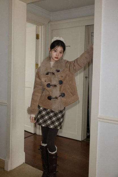 far round brown coat SI1059