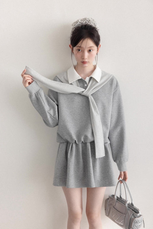 sweat casual one-piece SI1068